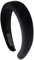 Moguri® Gepolsterte Haarband-Stirnbänder für Frauen, solides, breites, einfaches Stirnband für Mädchen, einfarbig, weiches Satin-Haarband, keine Zähne, dicke Stirnbänder