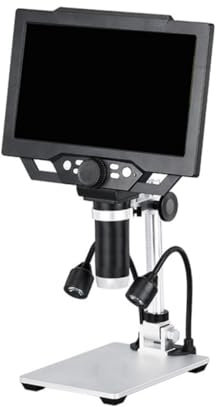 OSALADI Mikroskop USB Mit LCD-Bildschirm Videomikroskop Mit Licht Für Elektronikreparatur Und Detailuntersuchung