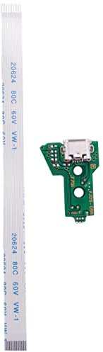 Wresetly USB-Ladeanschluss für Controller -055 mit flexiblem 12-poligem Stecker