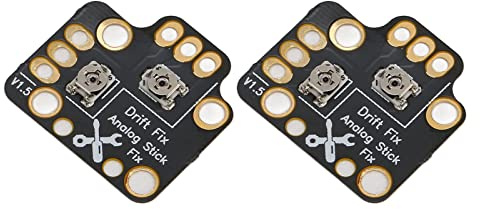 Yanmis Drift Repair Board, 2 Stück Universal 3D Analog Stick Drift Fix Mod, Gamepad Joystick Drift Repair Board für Gamecontroller, Schwarz
