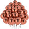Palloncini Oro rosa Metallizzati,50 Pezzi 12 Pollici Oro rosa Metallizzati Opaco Cromati In Lattice ad Elio per Feste di Compleanno Atrimonio Laurea Addio Nubilato Anniversario Decorazioni