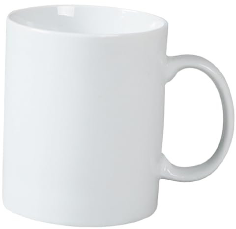 Cabilock tazza di porcellana tazze da caffè bianche semplici tazze in ceramica per dipingere tazza tè tazze eleganti tazza di latte in ceramica boccale in ceramica Dritto Nessuna tazza