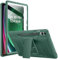 Soke Case for Samsung Galaxy Tab S9 Plus/S9 FE+ 2023, with Built-in Screen Protector & Kickstand, Rugged Full Body Protective Cover for Galaxy Tablet 12.4 Inch,Midnight Green