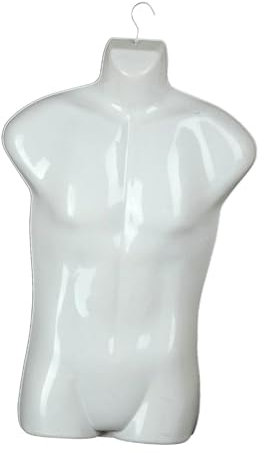 Generic Männliche Modepuppe für Bekleidungsgeschäfte Stilvolle Präsentation , Weiß