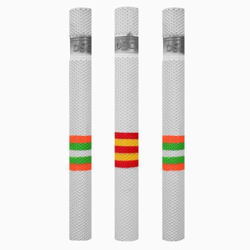 DSC Octopus Mix Colored Cricket Bat Grip | Farbe: Multicolor | Größe: Einheitsgröße | Material: Gummi | 3er-Pack | Für Männer und Jungen | Leichtgewicht | Bessere Kontrolle | Weiches Griffgefühl