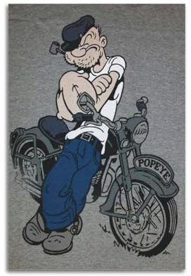 TESUXYEHH Anime-Popeye-Poster, 3 Poster, dekoratives Gemälde, Leinwand, Wandposter und Kunstdruck, moderne Familienschlafzimmer-Dekoration, Poster, 20 x 30 cm