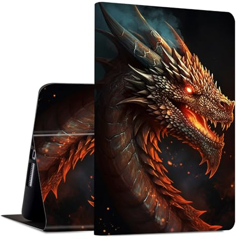 DHYYDSQZ Funda para iPad Air de 11 pulgadas M2 2024 para iPad Air de 6ª generación/iPad Air de 5ª generación 2022/Air 4ª 2020 de 10.9 pulgadas, funda delgada de piel sintética con función de encendido