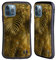 Head Case Designs Offizielle LebensArt Goldene Funkelnde Palmblätter Pflanzen Und Tiere des Dschungels Hybride Handyhülle Hülle Huelle kompatibel mit Apple iPhone 12 / iPhone 12 Pro