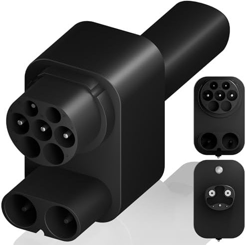 MCEVKELN CCS2 auf NACS Tesla Ladeadapter für Elektrofahrzeuge | Schnellladung für Cybertruck | 250-kW-CCS2/Typ-2-Adapter für Tesla Modelle Y/3/X/S/Cybertruck