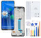 H&LYCYJ Pantalla para Redmi Note 12 5G/Xiaomi Poco X5 5G TFT 22111317I 22111317G 22111317PG Pantalla LCD Reemplazo Kit de Montaje con Marco