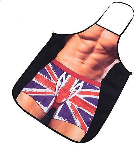 WGFOIP Delantales Divertidos, Delantal Sexy para Asar a la Parrilla, Hornear, Fiesta, Delantales de, Delantal de Cocina Impermeable para Hombres y Mujeres (Bikini de la playa