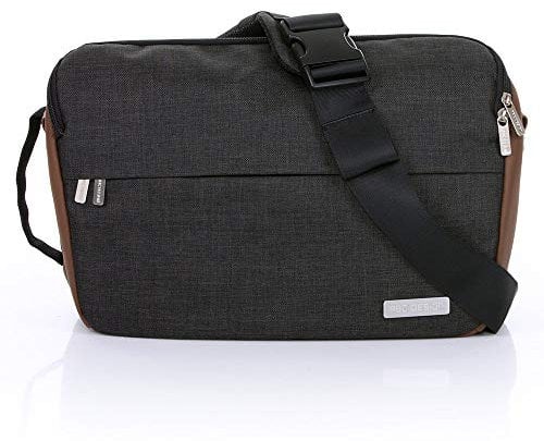 ABC Design Umhängetasche Slide - Messenger Bag/Wickeltasche mit Schultergurt und Reißverschlussfach - Piano
