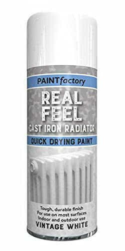 Real Feel Cast Iron raditor Vintage White 400ml