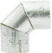 Rockwool Steinwollebogen 90° Alukaschiert aus RS800 Heizrohrschalen, Durchmesser Ø Innen: 114 mm, Dämmstärke: 30 mm
