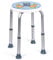 OrtoPrime Tabouret de Douche Rond Pivotant Confort – Tabouret de Douche Antidérapant Réglable en Hauteur – Chaise de Douche pour Personnes Âgées – Montage sans Outils