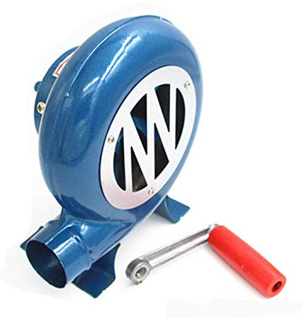 Ventilador de la Fragua del Herrero de la Manivela, Parrilla del Encendedor del Carbón de la Fan del BBQ Que Cocina el Ventilador Manual
