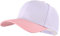 LANGZHEN Baseball Dad Cap 100% Baumwolle Passt Männer Frauen Klassische Verstellbare Plain Hat (Structured-Pink White)