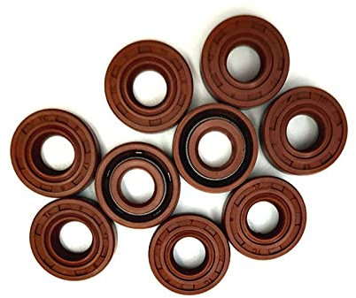 Tc FKM Wellendichtring FPM Doppellippendichtring mit Garter Covered, 32X47X7mm 1Pcs