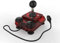 ArcadeR Joystick estándar de 9 pines compatible con Atari, Commodore, Sega, etc., Colores:Transparent rot