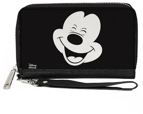 Buckle-Down Damen Geldbörse mit Reißverschluss, rechteckig, Micky Maus, 19,1 x 11,4 cm, Micky Maus, 7.5x4.5, Lässig, funktional, thematisch