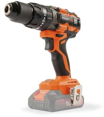 Dual Power Perceuse à Percussion sans Fil POWDP15220-3 en 1 : Perçage, Perçage à Percussion et Vissage, Perceuse Batterie de 20 V et 65 Nm, incl. batterie 20V 2.0Ah et chargeur