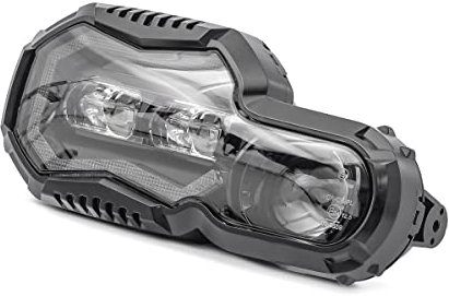 LED Scheinwerfer QL6 kompatibel für BMW F 800 R 09-14 Hauptscheinwerfer ECE
