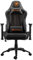COUGAR Gaming Outriderblack Gaming-Stuhl, legierter Stahl, Schwarz, Mittel