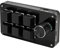 Yctze 6-Tasten-Mini-Tastatur mit Knopf, multifunktionale programmierbare Makro-Tastatur, mit 6 vollständig programmierbaren Tasten, für, für Vista, für, für Macos(voll schwarz)