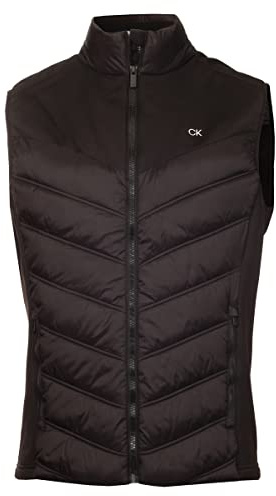 Calvin Klein Mens Performance Hybrid Gilet - Black - XXXL