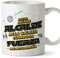 MUGFFINS Tazas para ALCALDE hombre - En Español - Mejor de la Galaxia Cuando Fuerza me Acompaña - 11 oz / 330 ml - Regalo original y divertido