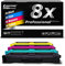 EuroPro Toner im 8er Set, kompatibel für Brother DCP-L3510CDW DCP-L3550CDW, TN-243/TN-247