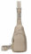 ITALYSHOP24 OBC Damen Bodybag Sling Tasche Rucksack Gürteltasche Crossbag Crossover Schultertasche Crossbody Brusttasche Umhängetasche Taupe V1.1
