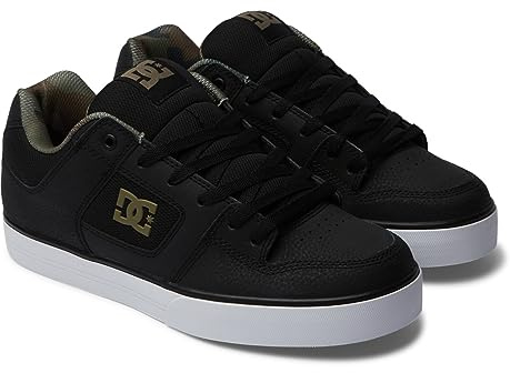 DC Shoes Herren Pure Sneaker, Black Black Green 1, 47 EU