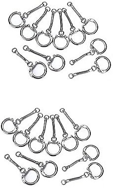 EXCEART 60 Stk Flache Silberne Kette. Schlangenschlüsselring. Schlussschlüsselkette. Schlangenkette Keychain Schlangenkette Halskette. Silberne Schlangenkette. Schlüsselanhänger