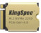 KingSpec 1TB NVMe Gen4x4 M.2 2230 SSD con dissipatore in rame, velocità di lettura fino a 5000MB/s, 3D NAND Flash - Unità disco allo stato solido PCIe interna per Steam Deck/ASUS ROG Ally/Surface Pro