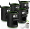 Enbagold 5 Sac Plantation Pomme de Terre avec 60 Sacs de Semis, 40L Sac de Plantation Non Tissé, Sac Culture Pomme de Terre avec Poignées et Fenêtre, Pots pour Tomates, Carottes, Fraises, Légumes