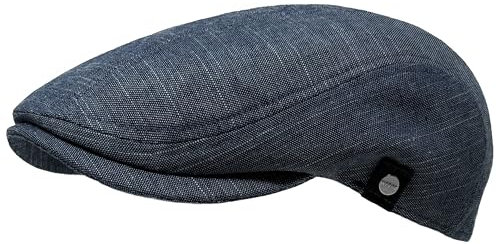 WEROR Herren Schirmmütze Schiebermütze Flatcap Cap Kappe Mütze WEROR-430.1 (L, 58-59, Blau)