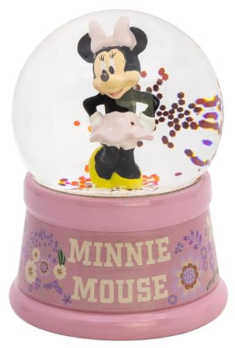 Stor Minnie Schneekugel in Geschenkbox