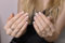 AiN Katy - French Short - Flexy Gel - Nails to Stick On 30 Pieces - Press On Nails Black Short Self-Adhesive Long Kiss Nails Black Red