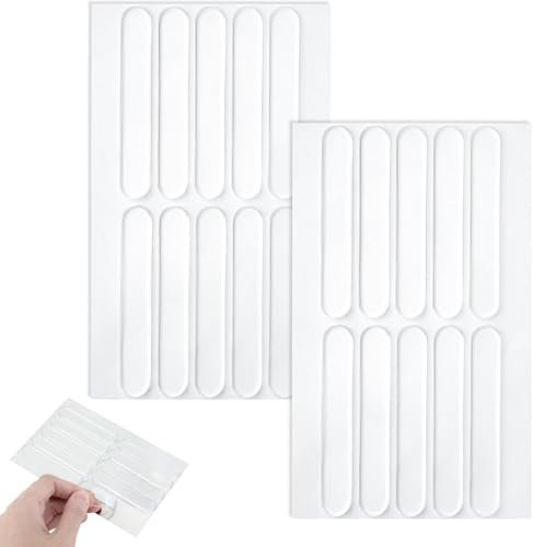 ZyFurn Paraurti per Mobili 20 Pezzi Adesivi Gommini Paracolpi in Silicone Trasparente Paracolpi per Proteggere Pareti e Mobili Ammortizzatore di Colpi per Porte, Tavoli, Armadio, Laptop, Cassetti