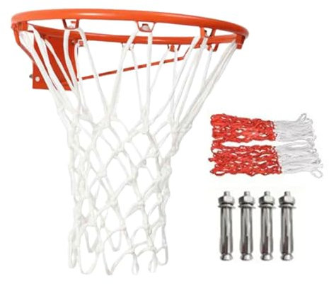 Panneau de Basket - Cerceau de Basket monté | Panneau de Basket Flex Rim | But de Basket monté sur Porte Murale | But de Basket Flex Rim de Remplacement avec Filet