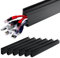 Under Desk Cable Management, 6 x 15.7in Cable Organizer Tray, No-Drill Cable Raceway, Self-Adhesive Desk Cord Hider, Wire Organizer & Concealer for Tidy