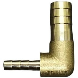 REIUAFWYGV Brass Elbow Pipe Fitting Reducer Connector Adapter Coupler Hose Barb 4mm 5mm 6mm 8mm 10mm 12mm(10mm-4mm)