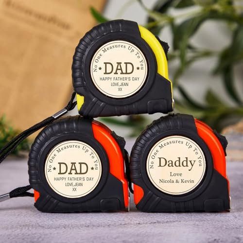 Personalisiertes Maßband, Graviertes Geschenk For Papa, Geschenkidee For Vatertag, Über Alle Maßen Geliebt, Geschenke For Opa, Geschenke For Ehemann