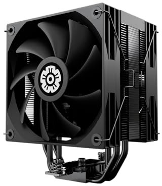 ENERMAX ETS-T41D CPU, indicatore di stato digitale, 2 x 120 mm, cuscinetti FDB, 4 x tubi di calore verniciati da 6 mm, TDP 220W+, con Dow Corning TC-5888, AMD AM5/AM4 Intel LGA1851/1700/115x