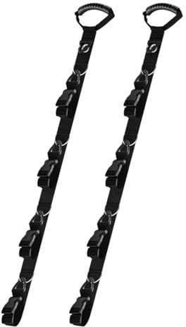 Electrical Cord Holder, 2 Pack Extension, Cord Ties, 1.97x38.58 Inches, Heavy Duty Adjustable Straps, Cable Raceways, Garden Hose for Rope and Outdoor Use