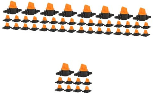 5 Ensembles Valves Irrigation Robinet Arrêt Étanche Pour Arrosage Automatique Débit Eau Pour Jardin 10 Pièces * 5