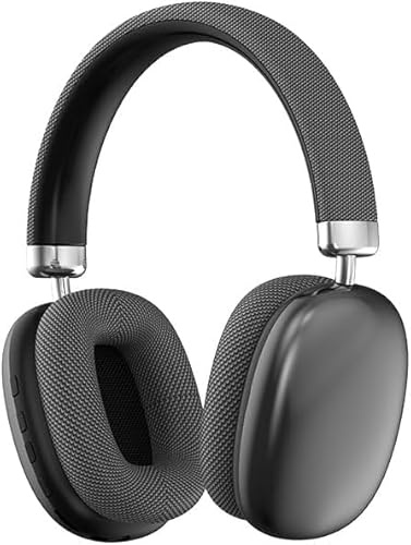 Wireless Headphones Over-Ear Bluetooth Adjustable 42 Hours of Listening Time Volume Control, Fitting in Gaming/Running/Sports Headphones for iPhone/Android/Samsung