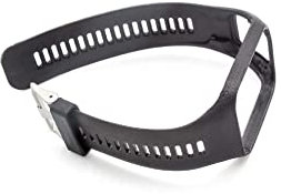 vhbw TPE Ersatz Armband kompatibel mit Tomtom Adventure, Golfer 2, Runner 2, Runner 3, Spark, Spark 3 Fitnessuhr, Smartwatch - 24,5 cm schwarz