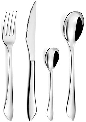 AMEFA - Coffret 24 couverts de table pour 6 personnes - Instinct - Acier inoxydable 18/0, Finition Brillante